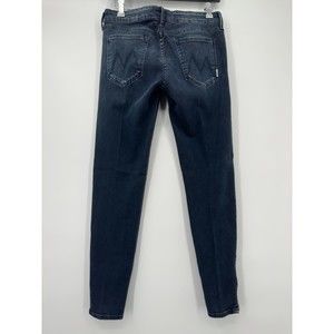 Mother Denim The Looker Ankle Zip in Gran Sophia Skinny Jeans 30 vintage wash